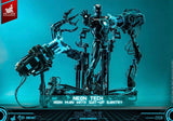 Hot Toys MMS672D50 Iron Man 2: Neon Tech Iron Man with Suit Up Gantry
