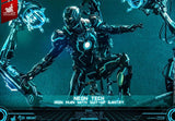 Hot Toys MMS672D50 Iron Man 2: Neon Tech Iron Man with Suit Up Gantry