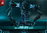 Hot Toys MMS672D50 Iron Man 2: Neon Tech Iron Man with Suit Up Gantry