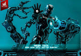 Hot Toys MMS672D50 Iron Man 2: Neon Tech Iron Man with Suit Up Gantry