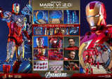 Hot Toys MMS688D53 The Avengers: Iron Man Mark VI (2.0) with Suit-Up Gantry