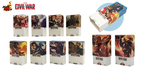 Hot Toys - PMAG003N - Captain America Civil War Box Art Magnet (Set of 10 Pcs)